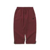 BSRABBIT LOGO COTTON SUPER WIDE VENTILATION PANTS BURGUNDY